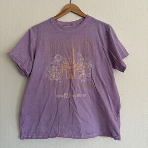 Walt Disney World Forever In A Dream Purple Mineral Wash T-Shirt - Small
